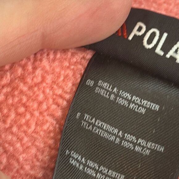 The North Face Denali Girls Full Zip Jacket size XL Gray Pink - Picture 11 of 13